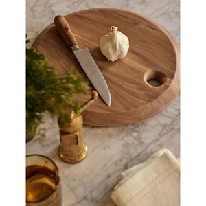 Hermosa tabla de cortar de madera rústica, pieza decorativa pero funcional, adecuada para cocinas de estilo moderno y de granja - Product Image 6