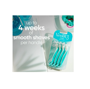 Gillette Venus Simply 3 Plus-Juego de Maquinilla de Afeitar Desechable 4 piezas - Product Image 4