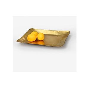 BBQ d'acier inoxydable de haute qualité et plateau de service de fruits plateau de couleur d'or d'acier inoxydable sans poignée - Product Image 1