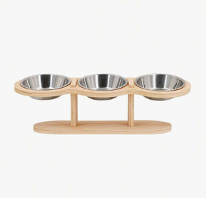 ชามไม้สำหรับแมวขาตั้งดีไซน์ทันสมัยพร้อมโครงสร้างที่ทนทาน - Product Image 5