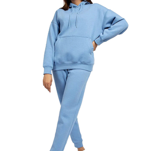 OEM Pull à capuche personnalisé en coton épais pour femmes Sweat-shirts d'hiver surdimensionnés en polaire avec col à capuche grande taille - Product Image 2