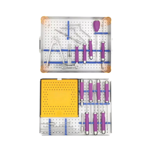 Juego de retractor y distractor cervical quirúrgico ortopédico manual certificado CE para cirugía de columna Instrumentos de acero inoxidable - Product Image 4