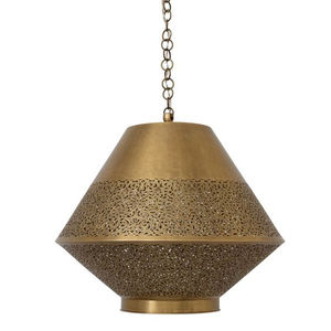 Lampe lanterne suspendue classique design européen pêché en or vente chaude maison hôtel désherbage décor lampe suspendue - Product Image 1