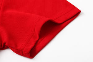 เสื้อยืดคอกลมแขนสั้นสำหรับผู้ชายเสื้อยืดลายวอลเลย์บอลสีทึบเสื้อยืดโพลีเอสเตอร์ออกแบบได้ตามต้องการโลโก้จำนวนจำกัด - Product Image 2