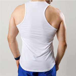 Venta directa de fábrica de alta calidad transpirable 100% algodón de secado rápido Casual Tank Top para hombres gimnasio ejercicio - Product Image 2