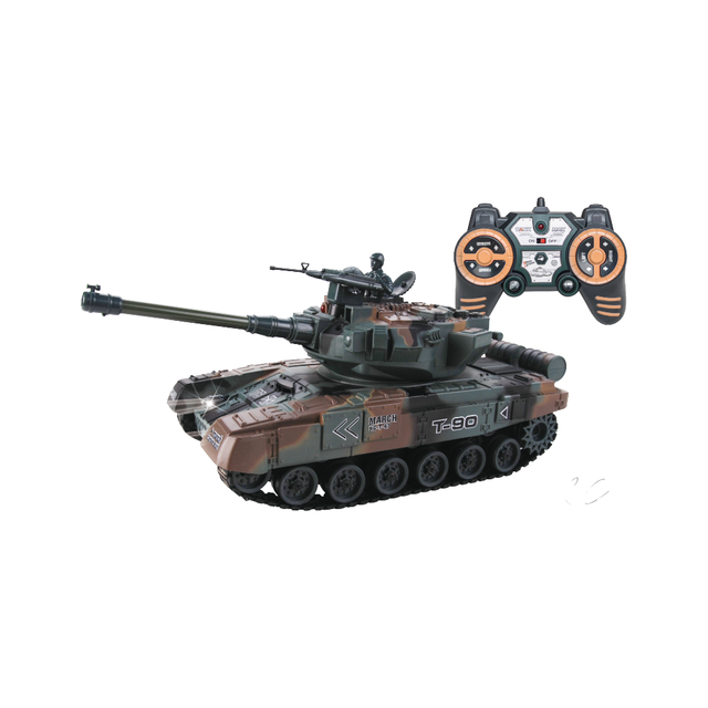 Multifunction Electric RC Tank Toy 9 Directional Control with LED Lights and Sound Effects for Kids Boys Gift Remote Vehicle