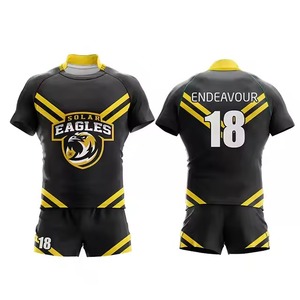 New Design High Quality Rugby Uniform Quick Dry Wholesale Rugby Uniform Breathable Rugby Uniform Customization Available - Product Image 1
