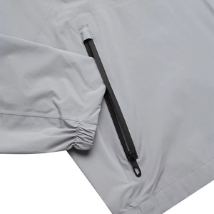 2025 Logo personnalisé hommes coupe-vent veste de pluie de haute qualité imperméable randonnée à capuche coupe-vent avec fermeture éclair capuche vestes de pluie - Product Image 6