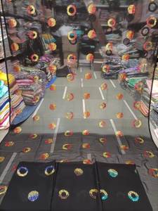 Tela de Alta Calidad en Oferta, 100% Seda Tejida, Transpirable, Peso Medio 60gsm, Ancho 58/60 Pulgadas, para Vestidos de Novia, Multicolor - Product Image 4