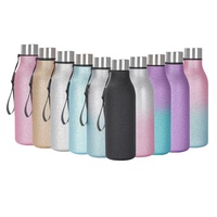 Thermos de luxe en acier inoxydable de 550 ml, isotherme 24h froid, 12h chaud, à petite ouverture, portable, pour sport, type French Press
