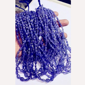20เส้น tanzanite ธรรมชาติลูกปัดเรียบรูปไข่1870 CT Lot iroc ขาย16-18นิ้วความยาวพลอยธรรมดาก้อนกลมเรา $636ทั้งหมด - Product Image 2