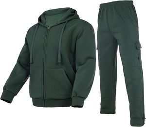 Ensemble de survêtement streetwear pour homme, pantalon de survêtement évasé et pantalon de jogging, sweat-shirt à capuche, 100% coton respirant, vente chaude - Product Image 5