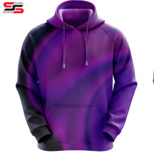 Última llegada personalizado ligero hombres sublimación Sudadera con capucha de alta calidad de impresión a granel suministro al por mayor - Product Image 1