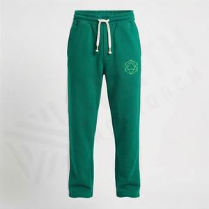 Pantalones Deportivos de Hombre de Alta Calidad, Personalizados, con Corte Acampanado, Estilo Casual, con Cintura Elástica Media, Diseño Vintage con Parches - Product Image 1