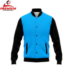 แจ็คเก็ตบุรุษดีไซน์ใหม่สำหรับฤดูหนาว สีและดีไซน์ตามสั่ง แจ็คเก็ตเบสบอลสำหรับผู้ชาย แจ็คเก็ตบอมเบอร์ - Product Image 5