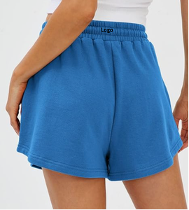 2024 femmes taille haute Shorts français Terry Fitness Gym décontracté été athlétique Shorts Bangladesh - Product Image 6