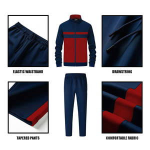 2025 Customized 100%Cotton Zip Up Hoodies Jogger Sets Sweatshirts Tracksuits Streetwear Eco-Friendly Unisex 2 Piece Set For Men - Product Image 5