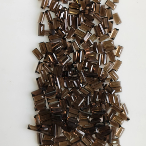 ควอตซ์สโมคกี้ธรรมชาติ 6x3 มม. ทรงบาแกตต์เจียระไนแบบสเต็ปคัท คุณภาพดีที่สุด สำหรับทำเครื่องประดับ - Product Image 4