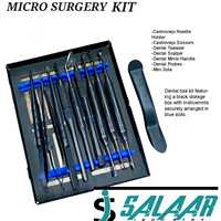 Kit d'implant parodontal dentaire de couleur personnalisée outils chirurgicaux pour les procédures d'implantologie avec porte-aiguilles et détartreurs