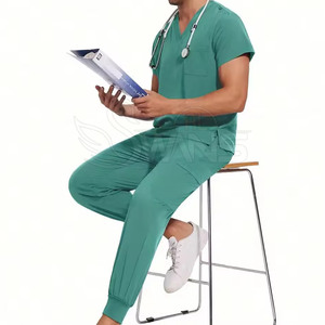 Uniforme Médico de Alta Calidad para Hombre a Precio de Mayoreo, Conjuntos de Uniformes 100% Algodón con Opciones Personalizables - Product Image 6