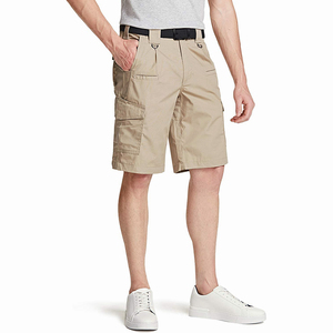 Pantalones cortos con bolsillos laterales para hombre, ropa informal con diseño personalizado y marca - Product Image 1