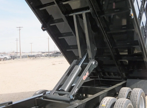 Buy 8x16 dump trailer for sale 8x16 Gooseneck Telescopic I-Beam Dump Trailer 4FT High Sides Dual 7000LB Axles 14000 GVWR Heavy - Product Image 5