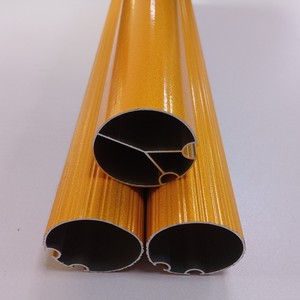 Perfil de extrusión de luminio para barra de cortina, tubo de aluminio redondo, fabricado en Song Hong - Product Image 5