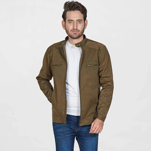 Veste Bomber Homme Personnalisée 2026 à Prix Abordable, Manches Longues, Col Montant, Logo Frontal, Écologique, Séchage Rapide, en Toile – Collection Hiver - Product Image 4