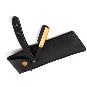 Navaja de Afeitar Plegable de Acero Inoxidable, Cuchilla de Barbero para Cortar el Cabello, Cuchilla Intercambiable, Navaja de Afeitar Recta Personalizada de Acero Inoxidable - Product Image 3