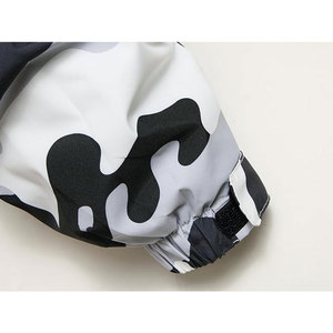 Custom Men's Hooded Waterproof Stand Collar Front Logo Winter Jacket with Canvas Shell Polyester/Cotton <b>Blend</b> - Product Image 6