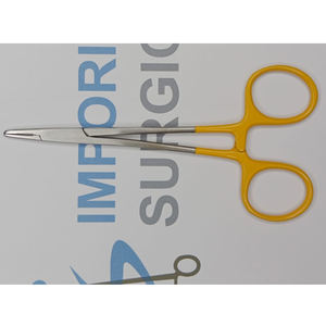 Portaagujas de acero inoxidable de alta calidad, instrumentos quirúrgicos médicos reutilizables, abrazadera de sutura, herramientas hemostáticas curvas rectas - Product Image 6
