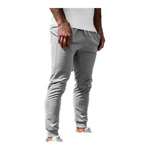 Pantalon décontracté élégant pour hommes Joggers en coton avec ceinture élastique Tissu doux et poches latérales pour un usage quotidien - Product Image 2