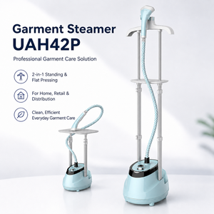 1800W 1.6L Tank 32g/min 98C Steam 45s Heat-Up สแตนเลส 100-240V ไฟสากล ครัวเรือน เครื่องรีดไอน้ำ แบบตั้งพื้น - Product Image 2