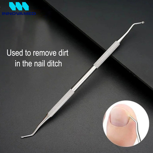 3 Pcs Double Sided Stainless Steel Ingrown Toenail Tool Manual Podiatry Instruments Ingrown Toenail <b>File</b> Curettes Ingrown - Product Image 5