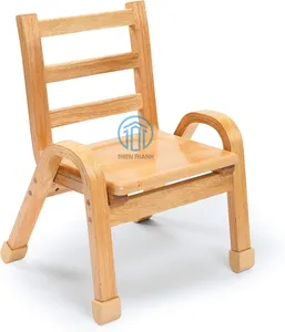 Beautiful sustainable wooden chair for children, kid's furniture for home decoration made in Vietnam wholesale best selling