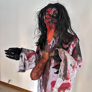 Vêtements de <span class=keywords><strong>masque</strong></span> d'horreur Halloween Animatronic aventureux pour une utilisation intérieure pour les aéroports publics de centres commerciaux de maison hantée - Product Image 4