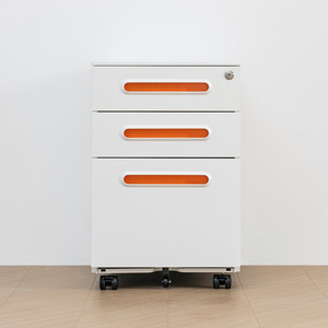 Archivador Móvil con Ruedas y Cerradura, Mueble Metálico con Ruedas, Armario Metálico de Oficina - Product Image 6
