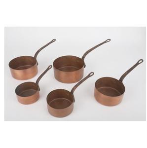 Wholesale Restaurant Kitchenware Dipping Bowls Stainless Steel Mini Saucepan Milk Pan Small Sauce Copper Pot with Long Handle - Product Image 1