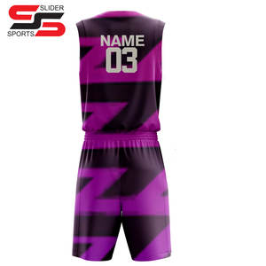 Tenue de basketball personnalisée avec logo, haute qualité, sublimation, nouveau style, unisexe, respirante, été - Product Image 2