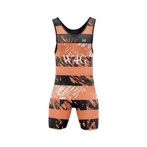 Combinaison de lutte personnalisée pour hommes avec logo d'équipe personnalisé, 4 jeux, sangle réglable, fermeture à enfiler - Product Image 2