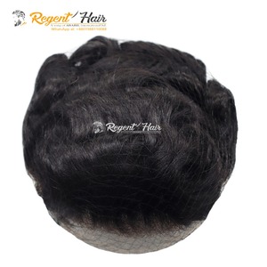 Promotion prix de gros indien Remy cheveux humains toupet pour hommes couleur naturelle peau mince PU Base exportation depuis le Bangladesh - Product Image 6