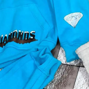 Ensemble survêtement homme en coton épais respirant, couleur unie, personnalisable, vente en gros à prix d'usine - Product Image 6