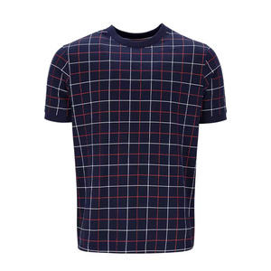 Camiseta forrada de punto informal profesional 100% de alta calidad para hombre, camisetas de gran tamaño para sublimación de verano - Product Image 1