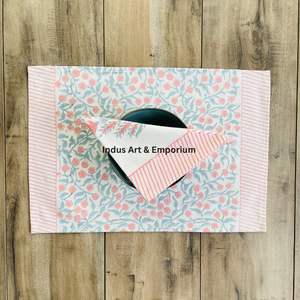 Mantel Individual y Servilleta Estampados a Mano - Compre Manteles Individuales con Estampado Personalizado, Mantel Pintado a Mano, Mantel Individual y Servilleta Estampados a Mano en Existencia - Product Image 4