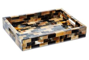 Restaurant Hôtels Plateau de service en corne de nourriture Fournisseur en gros Plateau de service à dessert en corne de grande taille au meilleur prix en Inde - Product Image 4