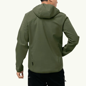 Chaquetas Cortavientos Deportivas para Hombre con Logotipo Personalizado OEM, Chaqueta Cortavientos de Talla Grande con Logotipo Personalizado, Chaquetas para Exteriores - Product Image 2