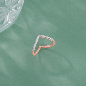 Bague en diamant or rose Royal Grace Cocktail - Product Image 1