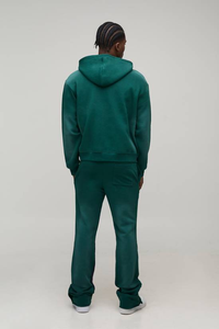 Sweat à capuche streetwear en coton épais pour homme, personnalisable avec logo, brodé intégral, idéal pour l'hiver - Product Image 2