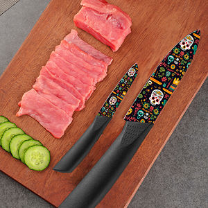 Nuevo Juego de Cuchillos de Cocina Profesionales de 5 Piezas, Cuchillo de Chef de Alta Calidad con Hoja de Cerámica, Ambidiestro, de Plástico, para Uso Doméstico, de Fábrica - Product Image 6