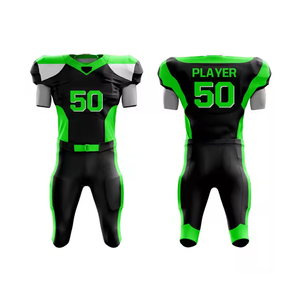 Uniforme de fútbol americano informal más vendido con mangas cortas Técnica impresa Último diseño de facción - Product Image 2